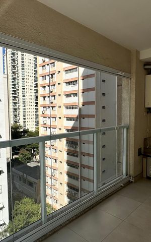 Apartamento para alugar com 43m², 1 quarto e 1 vaga