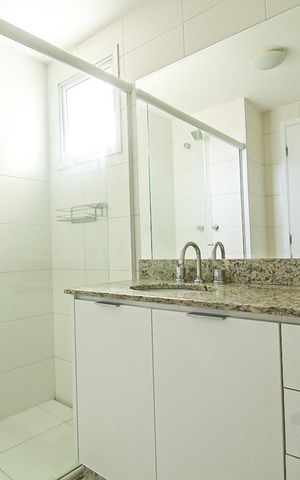 Apartamento para alugar com 130m², 3 quartos e 2 vagasBanheiro da Suíte