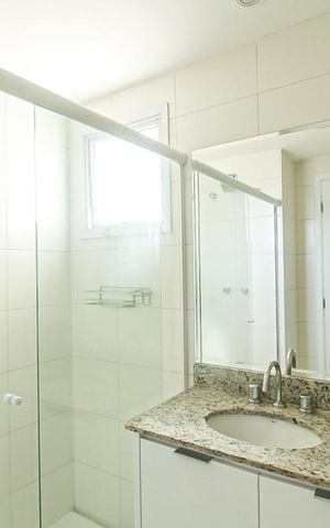 Apartamento para alugar com 130m², 3 quartos e 2 vagasBanheiro da Suíte
