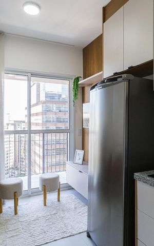 Apartamento para alugar com 24m², 1 quarto e sem vaga Apartamento para alugar com 24m², 1 quarto e sem vagaSala/Cozinha