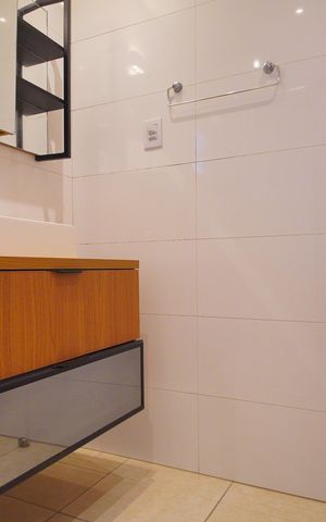 Apartamento à venda com 54m², 1 quarto e 1 vagaBanheiro