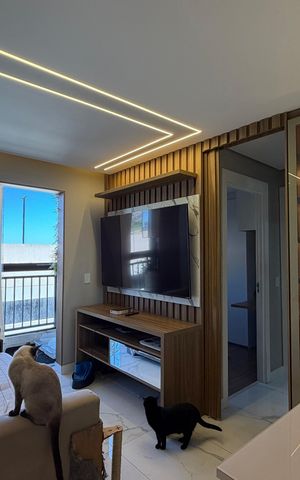 Apartamento à venda com 44m², 2 quartos e 1 vaga Apartamento à venda com 44m², 2 quartos e 1 vagaSala