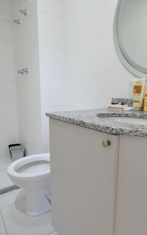 Apartamento para alugar com 60m², 3 quartos e 1 vagaBanheiro Social