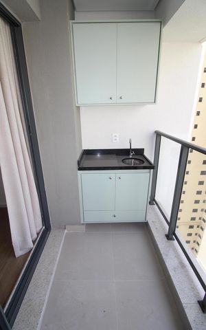 Apartamento para alugar com 33m², 1 quarto e 1 vagaSala