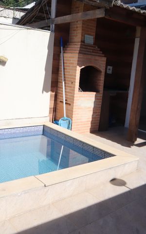 Casa para alugar com 160m², 2 quartos e 1 vagaAREA EXTERNA + PISCINA + CHURRASQUEIRA