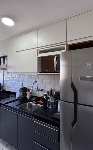 Apartamento para alugar com 58m², 2 quartos e 1 vaga Apartamento para alugar com 58m², 2 quartos e 1 vagaCozinha e Área de Serviço