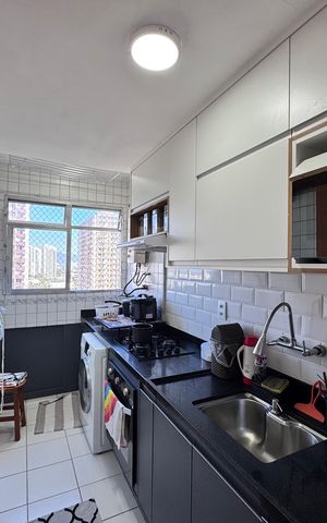 Apartamento para alugar com 58m², 2 quartos e 1 vaga Apartamento para alugar com 58m², 2 quartos e 1 vagaCozinha e Área de Serviço