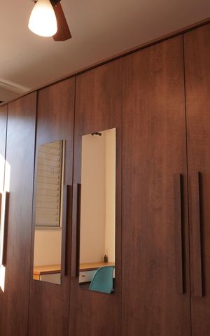 Apartamento para alugar com 50m², 2 quartos e 1 vagaQuarto 1 - Armários