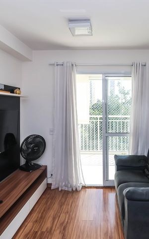 Apartamento à venda com 34m², 1 quarto e 1 vagaSala e Cozinha