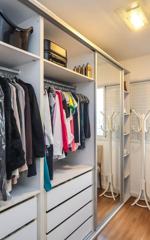 Apartamento à venda com 68m², 3 quartos e 2 vagasQuarto 3 - Closet