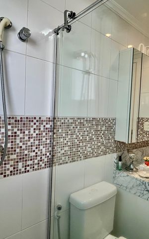 Apartamento à venda com 151m², 4 quartos e 3 vagasBanheiro do Quarto 2