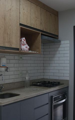 Apartamento à venda com 68m², 2 quartos e 2 vagasCozinha e Área de Serviço