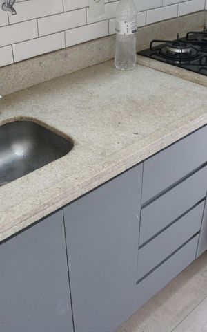 Apartamento à venda com 68m², 2 quartos e 2 vagasCozinha e Área de Serviço