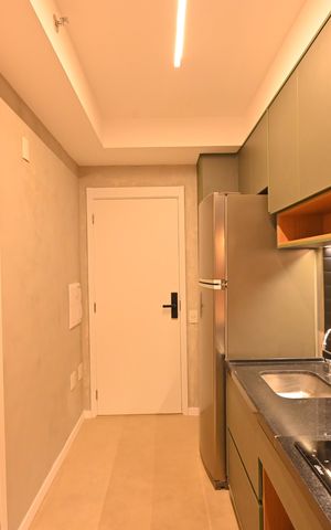 Studio à venda com 30m², 1 quarto e sem vagaCozinha