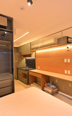 Studio à venda com 30m², 1 quarto e sem vagaSala/Quarto