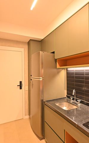 Studio à venda com 30m², 1 quarto e sem vagaCozinha