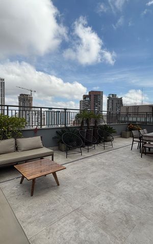 Apartamento para alugar com 30m², 1 quarto e 1 vagaRooftop
