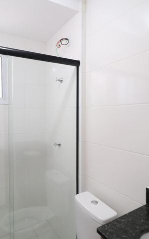 Apartamento para alugar com 58m², 2 quartos e 1 vagaBanheiro Social