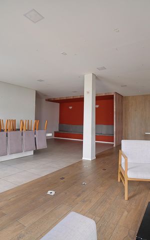 Apartamento para alugar com 41m², 2 quartos e 1 vagaÁrea comum - Salão de festas