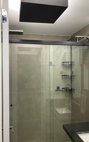 Studio para alugar com 25m², 1 quarto e 1 vaga Studio para alugar com 25m², 1 quarto e 1 vagaBanheiro social