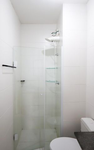 Apartamento para alugar com 34m², 1 quarto e 1 vagaBanheiro