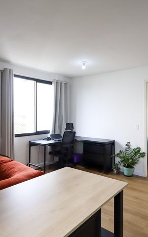 Apartamento para alugar com 34m², 1 quarto e 1 vagaCozinha e Área de Serviço