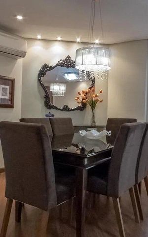 Apartamento à venda com 125m², 3 quartos e 2 vagas Apartamento à venda com 125m², 3 quartos e 2 vagasSala de Jantar