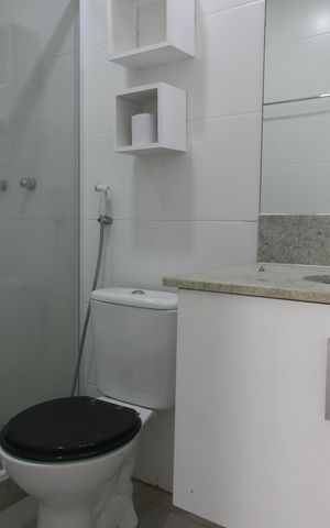 Apartamento para alugar com 101m², 2 quartos e 1 vagaBanheiro Social