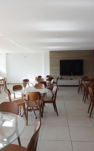 Apartamento para alugar com 101m², 2 quartos e 1 vagaÁrea comum - Salão de festas