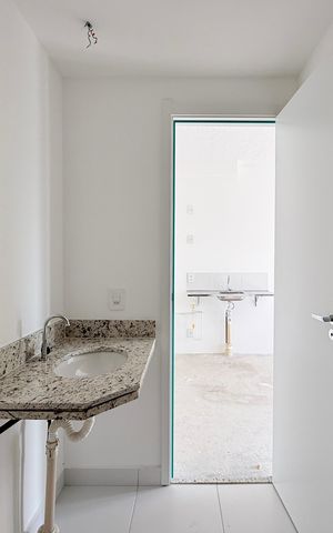 Apartamento à venda com 34m², 1 quarto e sem vaga Apartamento à venda com 34m², 1 quarto e sem vagaBanheiro