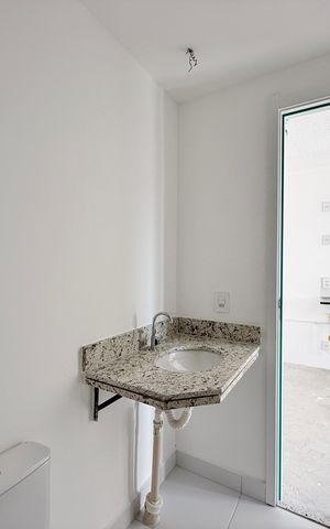 Apartamento à venda com 34m², 1 quarto e sem vaga Apartamento à venda com 34m², 1 quarto e sem vagaBanheiro