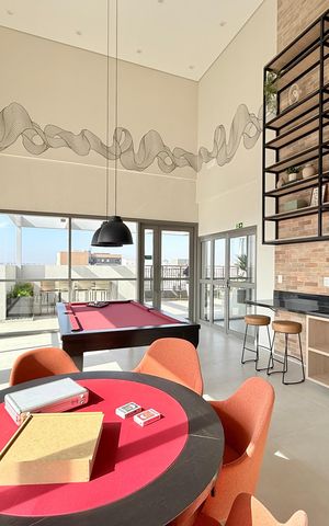 Apartamento à venda com 39m², 2 quartos e sem vaga Apartamento à venda com 39m², 2 quartos e sem vagaSalão de Jogos