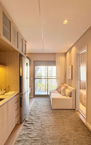 Apartamento à venda com 34m², 1 quarto e sem vaga Apartamento à venda com 34m², 1 quarto e sem vagaCozinha