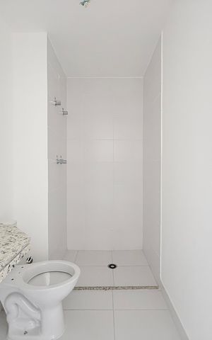 Apartamento à venda com 34m², 1 quarto e sem vaga Apartamento à venda com 34m², 1 quarto e sem vagaBanheiro