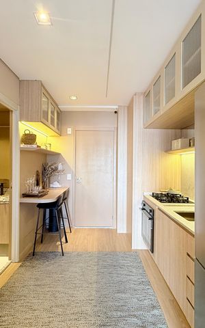 Apartamento à venda com 34m², 1 quarto e sem vaga Apartamento à venda com 34m², 1 quarto e sem vagaCozinha
