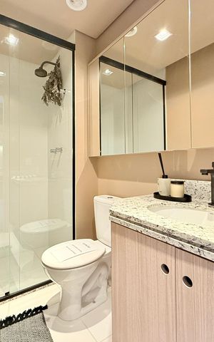 Apartamento à venda com 34m², 1 quarto e sem vaga Apartamento à venda com 34m², 1 quarto e sem vagaBanheiro