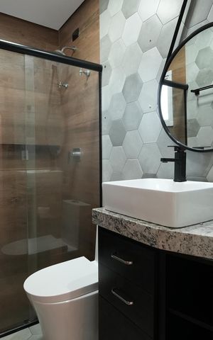 Apartamento para alugar com 140m², 3 quartos e 2 vagasBanheiro da Suíte