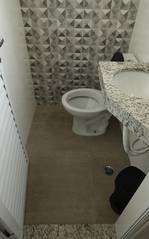 Apartamento para alugar com 140m², 3 quartos e 2 vagasBanheiro de serviço