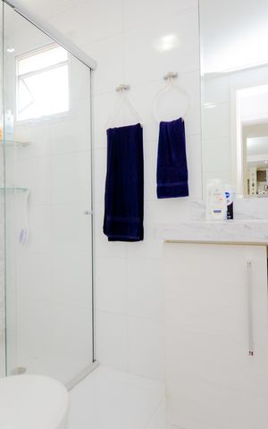 Apartamento à venda com 55m², 2 quartos e 1 vagaBanheiro da Suíte