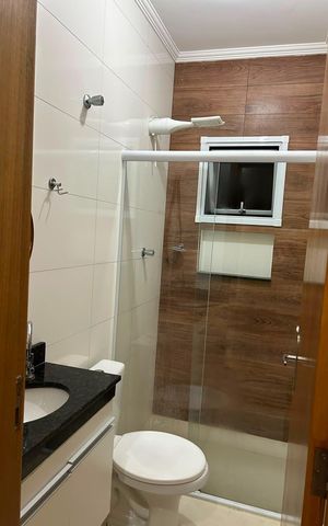 Casa de condomínio para alugar com 44m², 2 quartos e 1 vaga Casa de condomínio para alugar com 44m², 2 quartos e 1 vagaBanheiro