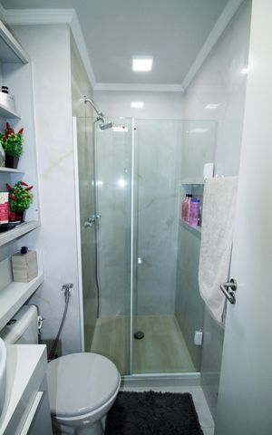 Apartamento para alugar com 57m², 3 quartos e 1 vagaBanheiro Social