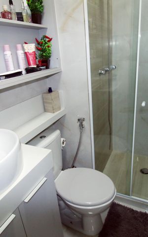 Apartamento para alugar com 57m², 3 quartos e 1 vagaBanheiro Social