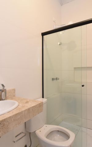 Casa de condomínio para alugar com 155m², 3 quartos e 2 vagasBanheiro 2