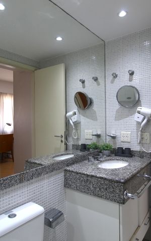 Apartamento para alugar com 26m², 1 quarto e 1 vagaBanheiro da Suíte
