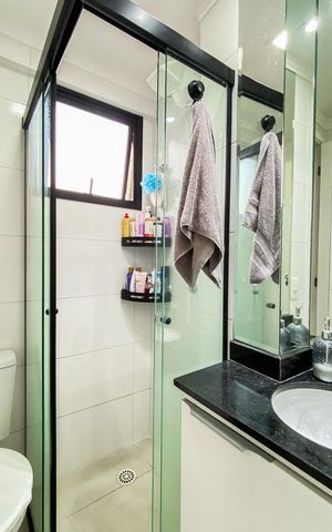 Apartamento à venda com 40m², 2 quartos e 1 vaga Apartamento à venda com 40m², 2 quartos e 1 vagaBanheiro