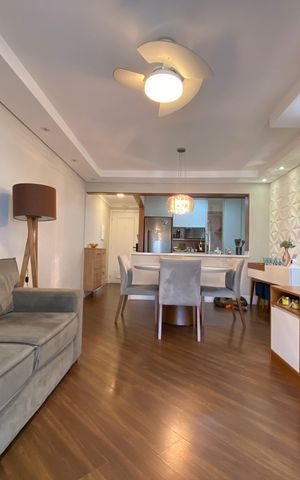 Apartamento à venda com 82m², 3 quartos e 2 vagas Apartamento à venda com 82m², 3 quartos e 2 vagasSala