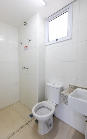 Apartamento para alugar com 74m², 3 quartos e 2 vagas Apartamento para alugar com 74m², 3 quartos e 2 vagasBanheiro social