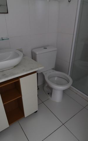 Apartamento para alugar com 55m², 2 quartos e 1 vagaBanheiro Social