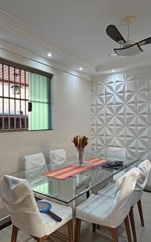 Casa de condomínio para alugar com 110m², 3 quartos e 2 vagasSala de Jantar