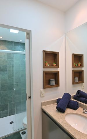 Apartamento para alugar com 32m², 1 quarto e 1 vagaBanheiro Social
